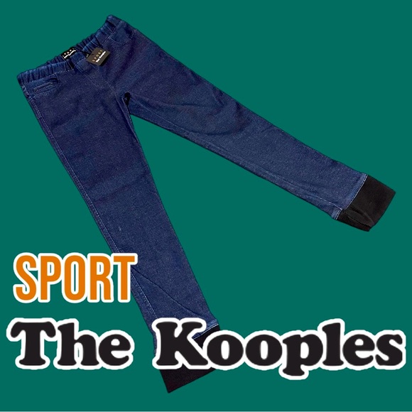 The Kooples Denim - NWT The Kooples SPORT deep blue Jean joggers 🏃🏽‍♀️👖Size Small (1) 👖🏃🏻‍♀️